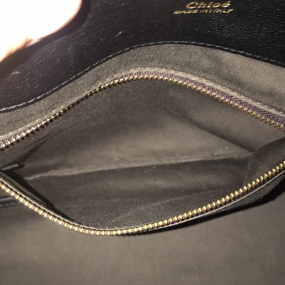 AUTHENTIC CHLOE BLACK & WHITE FUR/ CALF SKIN LEATHER - Picture 15 of 16